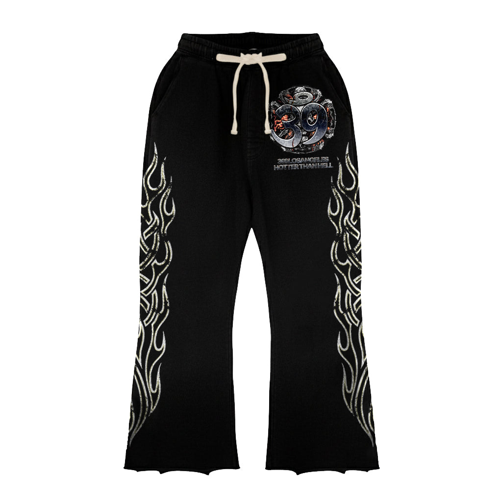 Hotter Than Hell  Flare Sweatpants