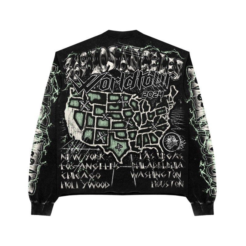 Skull Long-Sleeve T-Shirt