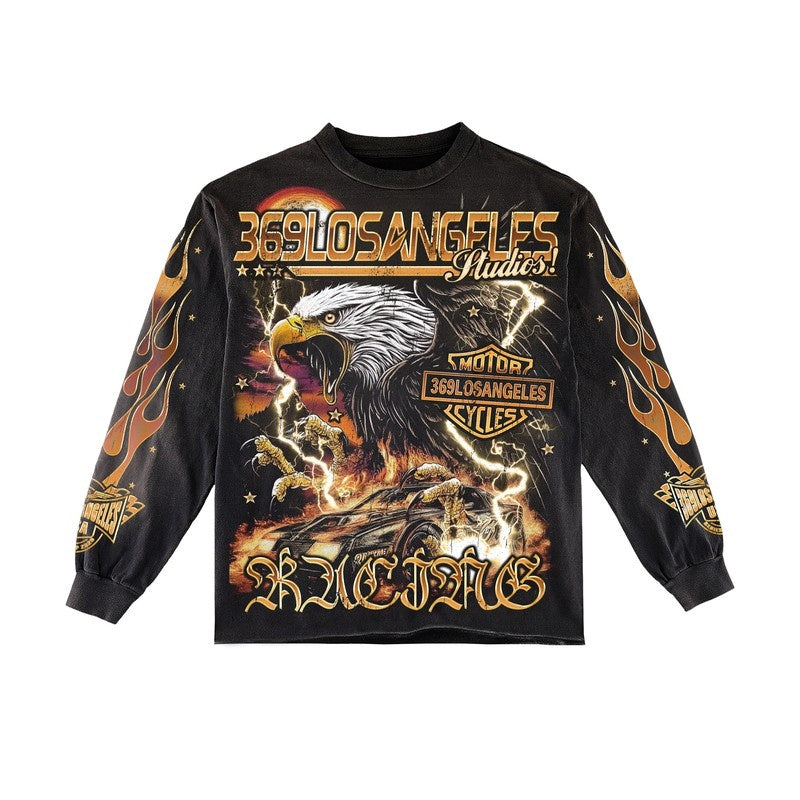 Racing Eagle Long-Sleeve T-Shirt