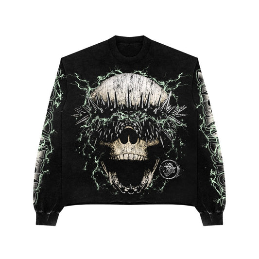 Skull Long-Sleeve T-Shirt