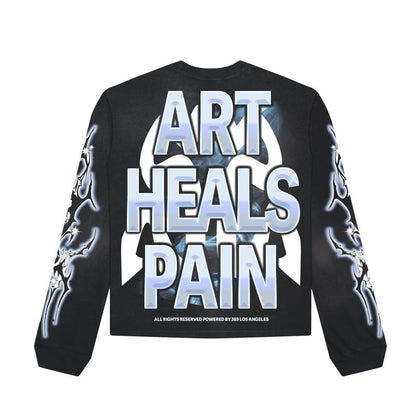 Art Heals Pain Long-Sleeve T-Shirt