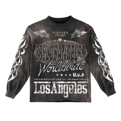 Exclusive Members Long-Sleeve T-Shirt & Flare Sweatpants Full Set