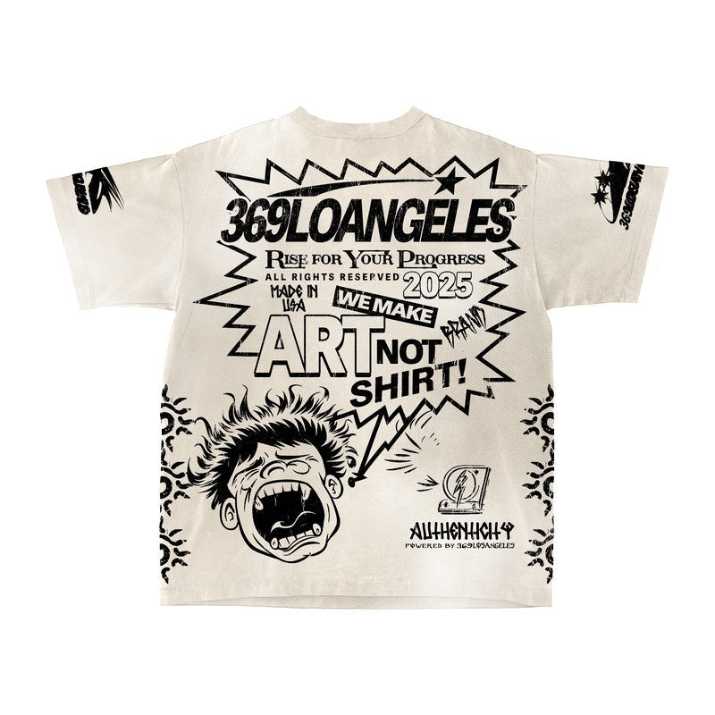 Laziness Short-Sleeve T-Shirt & Flare Sweatpants Full Set