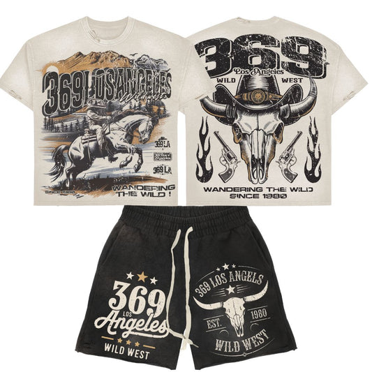 Wild West T-Shirt & Sweatshorts Full Set